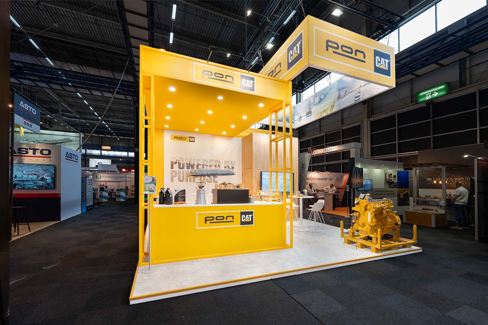 pon power exhibition stand
