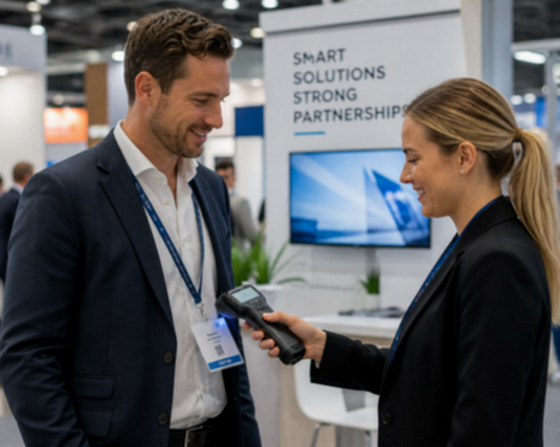 From badge scan to deal: following up on trade show leads