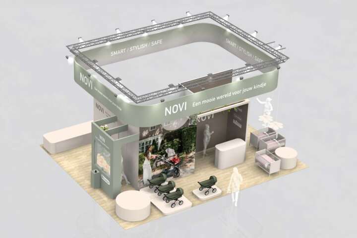 Novi Baby booth design by Eldee