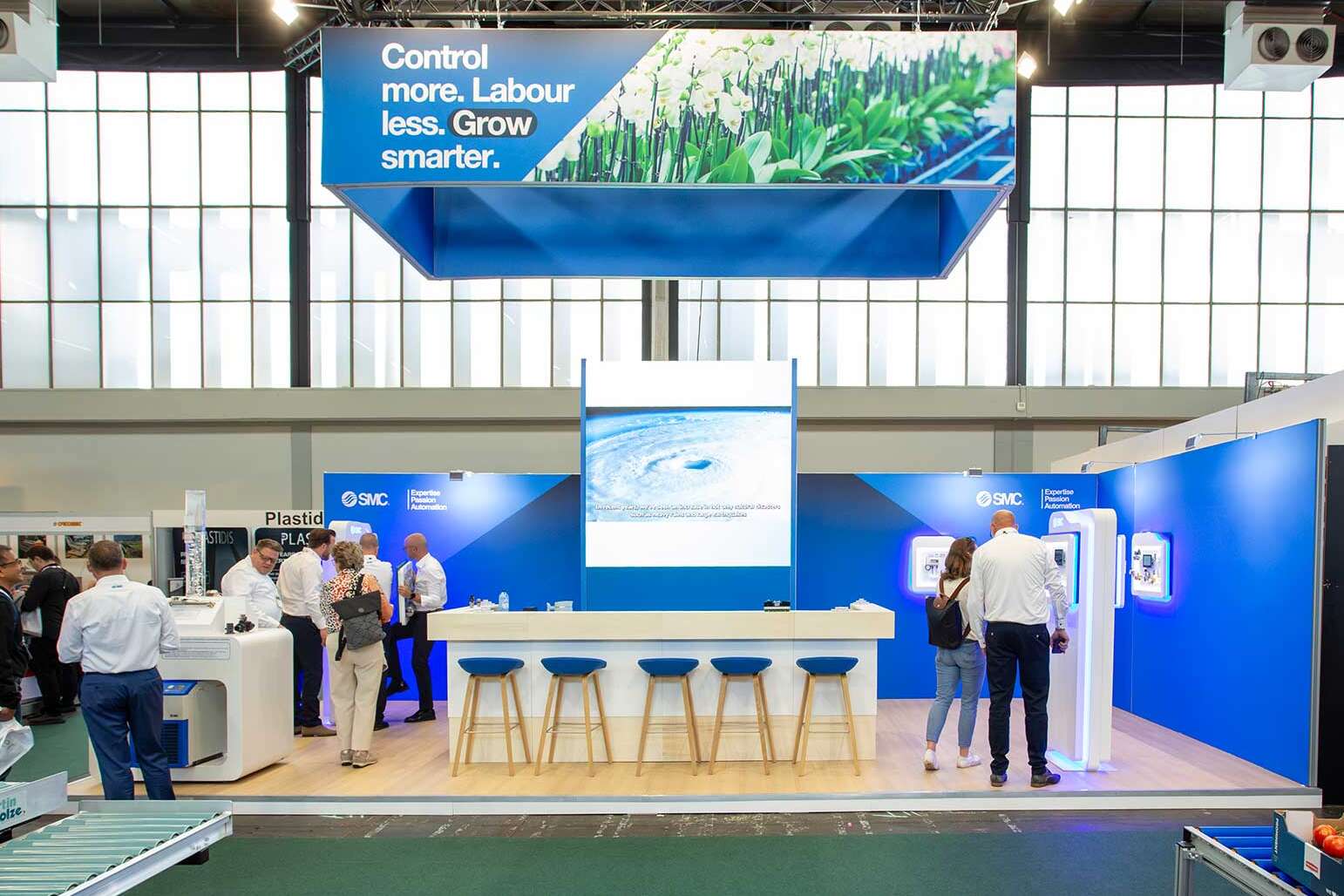 Modular exhibition stand SMC aluvision