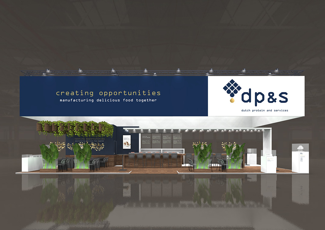 Voor onze klant DP&S (Dutch Protein & Services) realiseerden we een innovatieve beursstand tijdens IFFA Frankfurt.