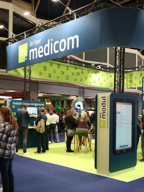 Exhibition Stand De Heer Medicom - full swing 
