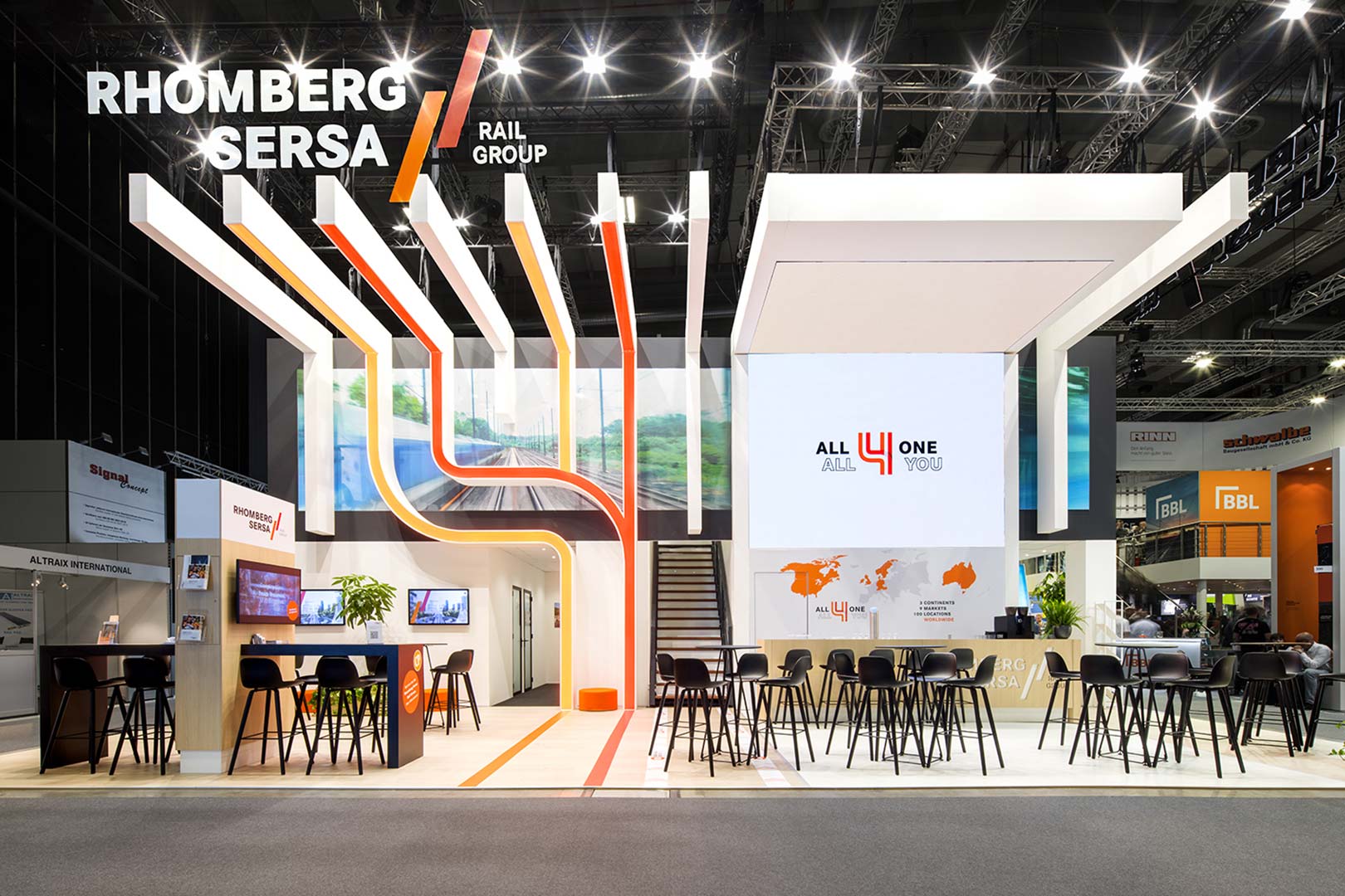 Verdiepingstand Rhomberg Sersa Rail - Standbouw InnoTrans