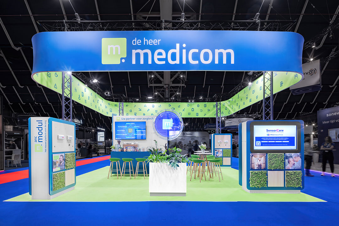 Beursstand De Heer Medicom Zorg & ICT